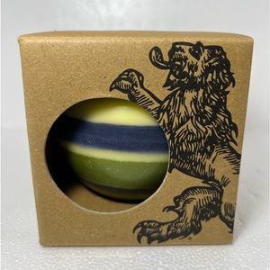 Decorative Striped Ball Shaped Candle